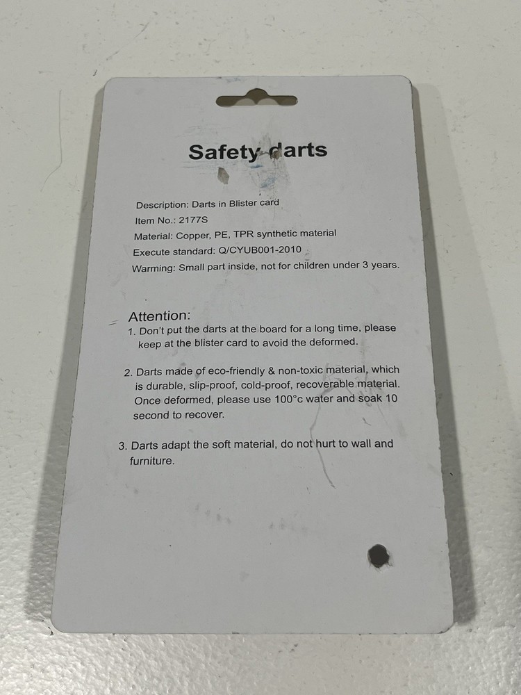 Safety Dart Set - Green - New