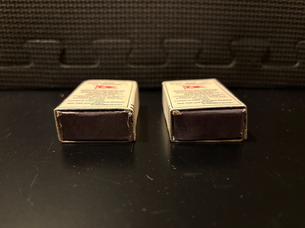 1910 Bryant & May matchbooks - 2 empty custom design display boxes