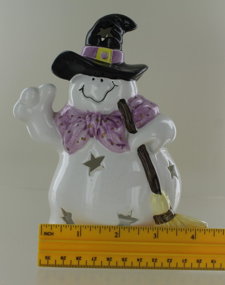 Ghost Witch Tealight Candle Holder