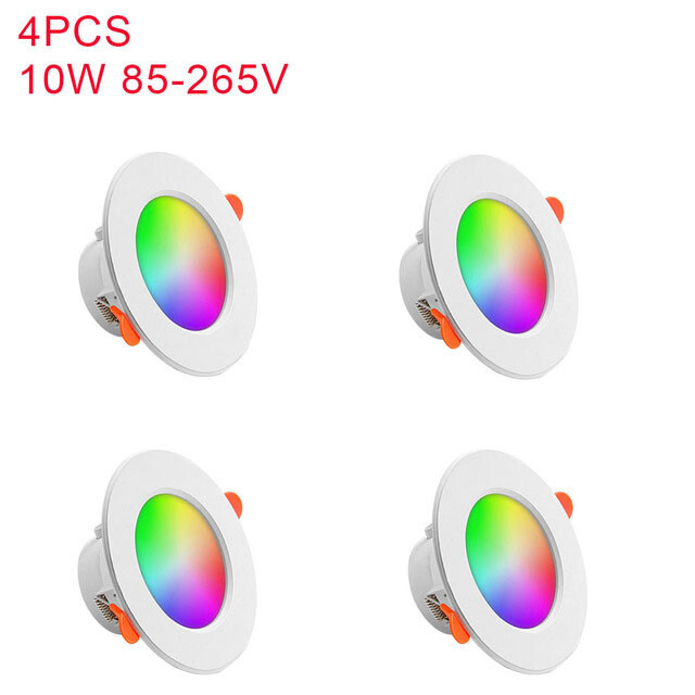 LED Ceiling Lights Colour Changing RGB Downlight Panel Recessed Spotlights Lamp