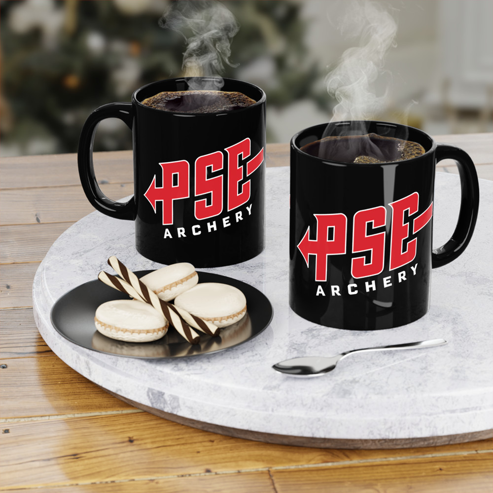 PSE Archery Bow Crossbow 11oz 15oz Coffee Tea Black Mug
