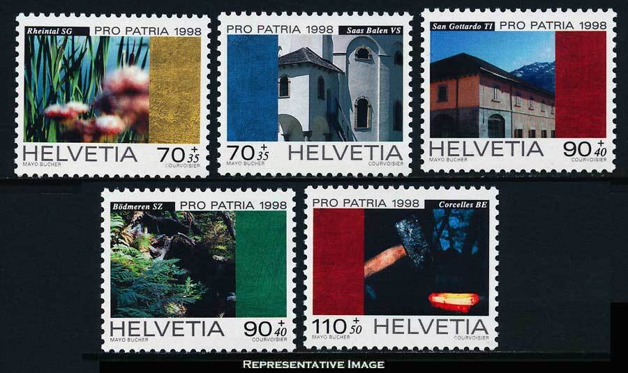 Switzerland Scott B629-B633 Mint never hinged.