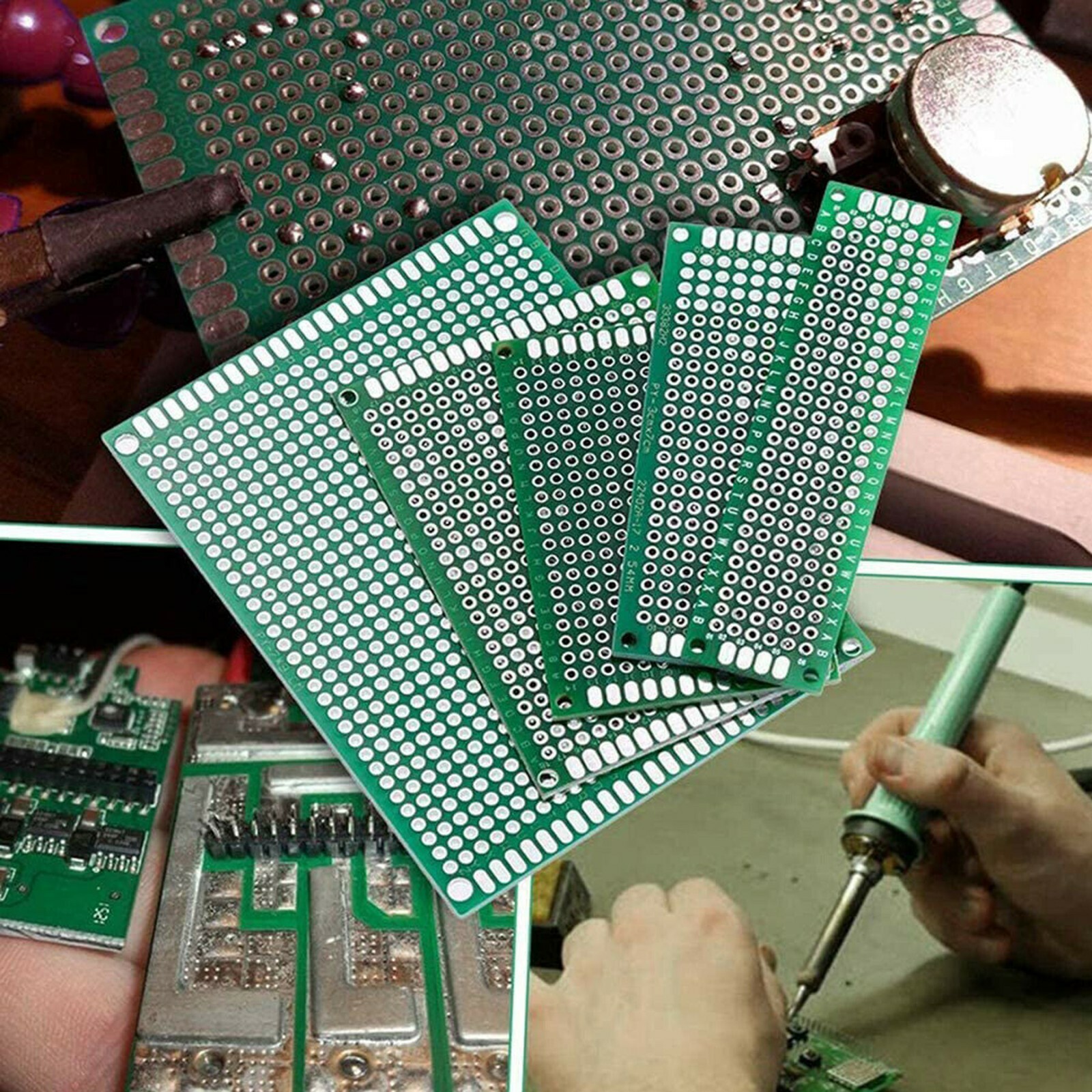 Double Side Universal PCB Prototype Board Printed Circuit Protoboard DIY Solder