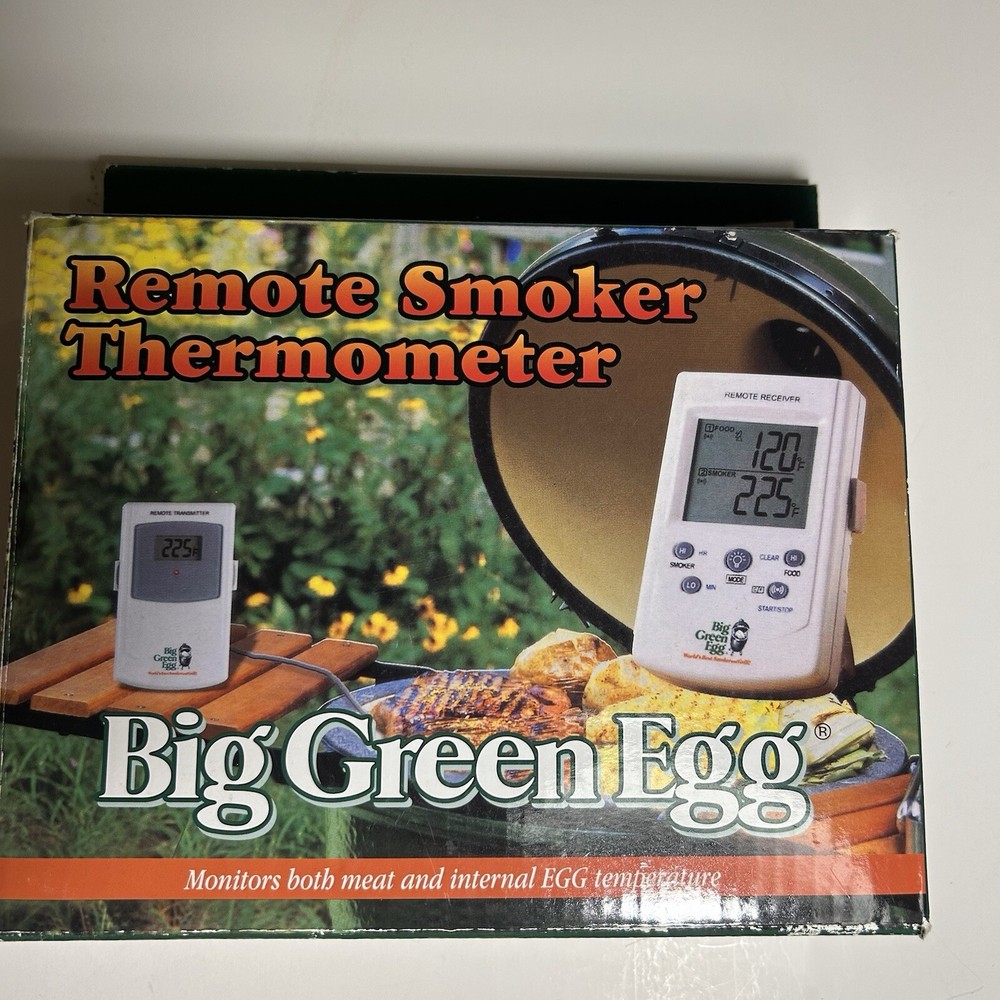 Big Green Egg Remote Smoker Meat Thermometer Temperature