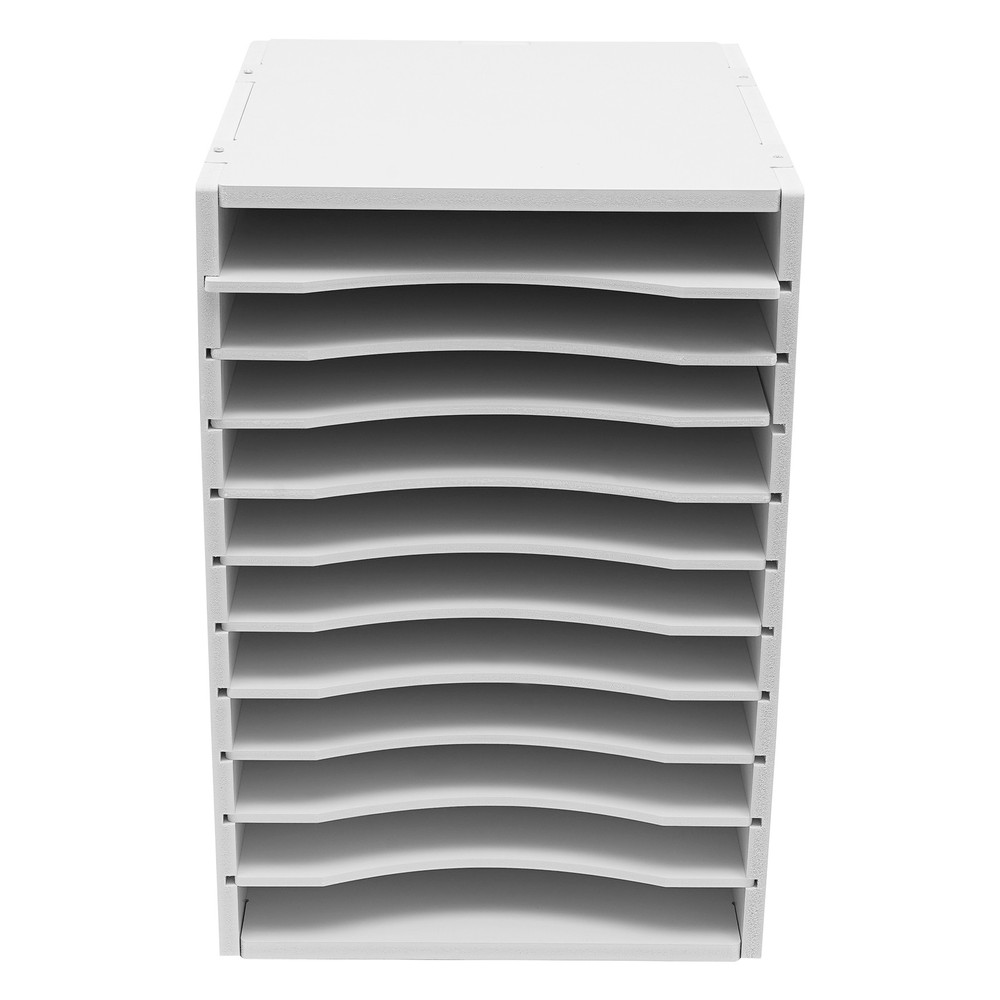 11-layer File Storage Folder Holder Vertical Desktop Sorter Removable Dividers