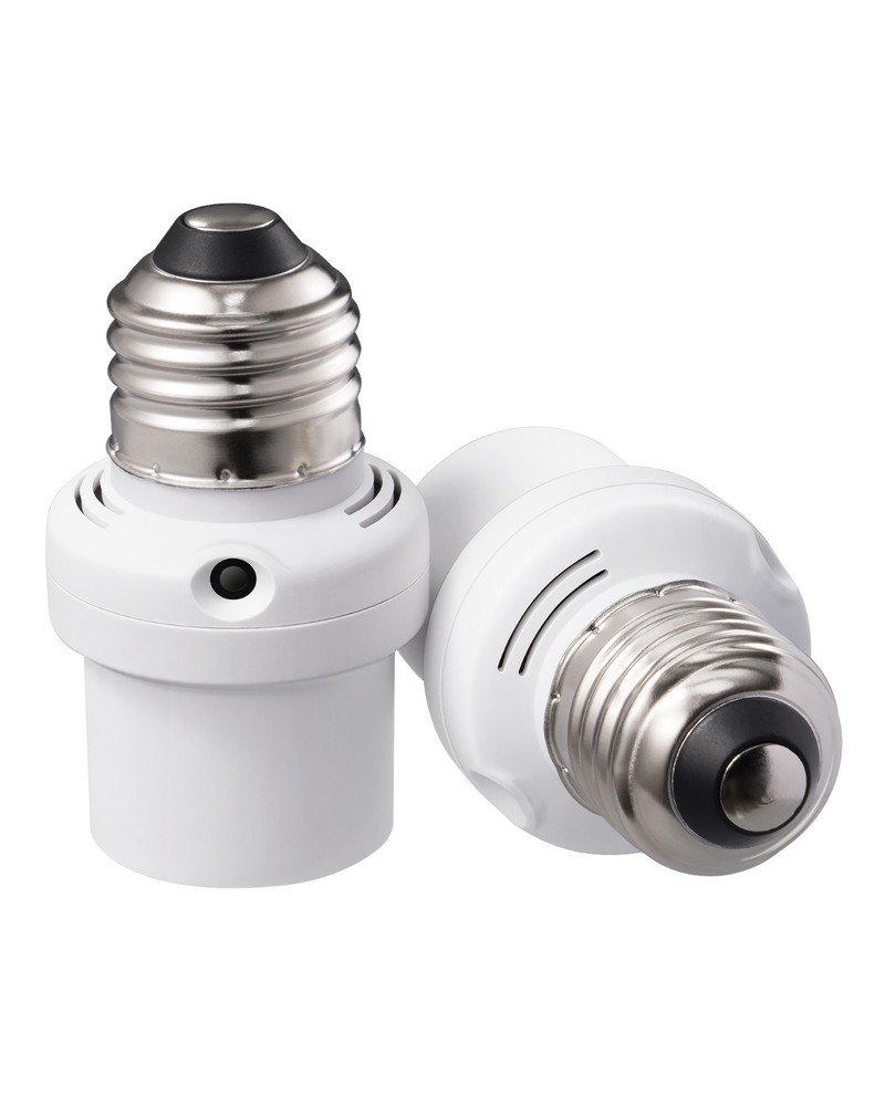 DEWENWILS Light Sensor Socket for Porch Light, Automatic, ETL Listed, 2 Pack