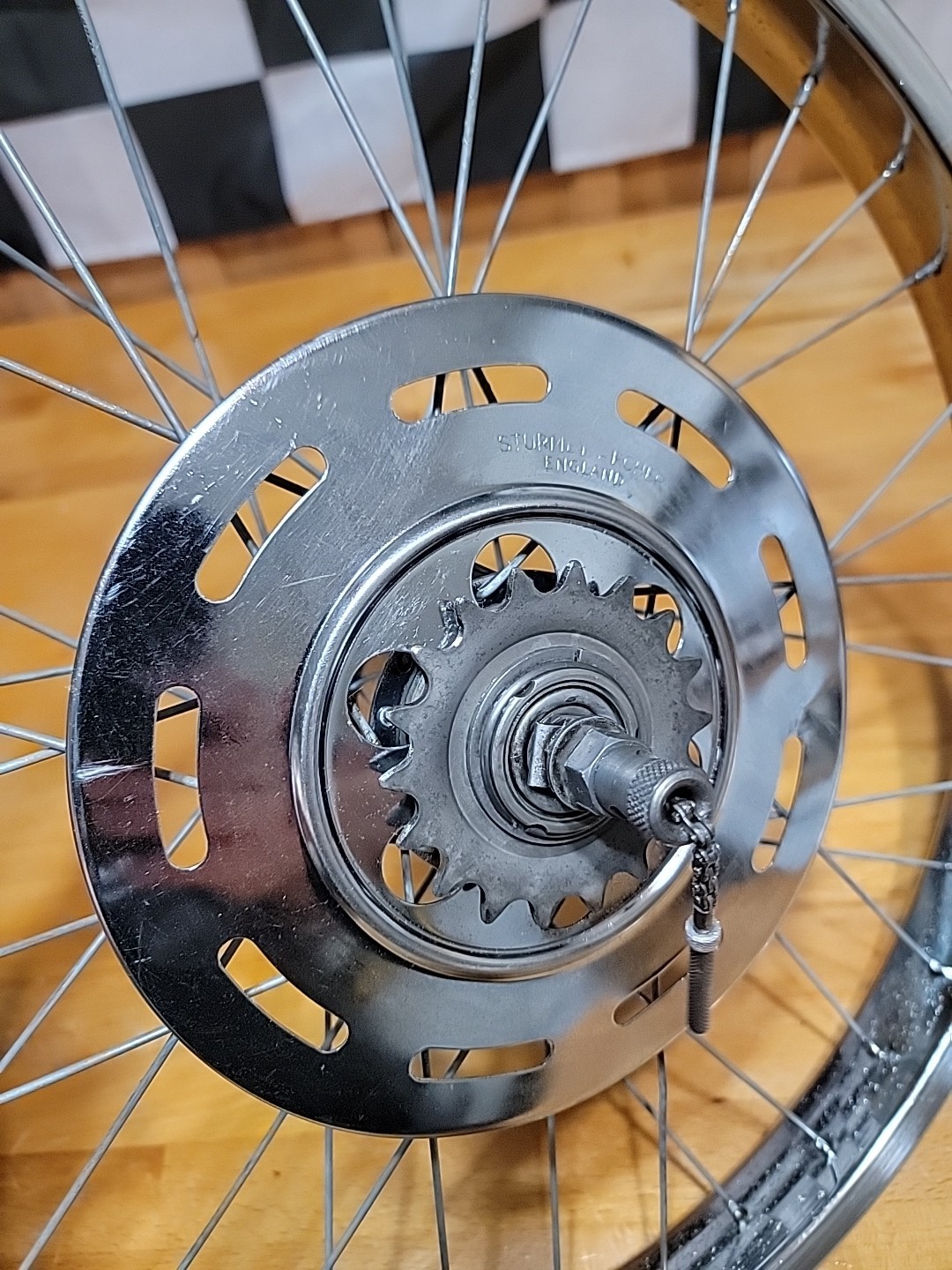 Vintage Original Raleigh Chopper Mk1 Rear 3 Speed Wheel