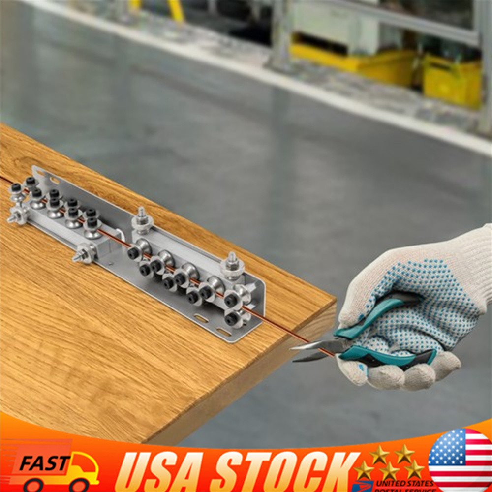 Manual Wire Cable Straightener 14+4 Wheels Wire Straightening Machine Tool