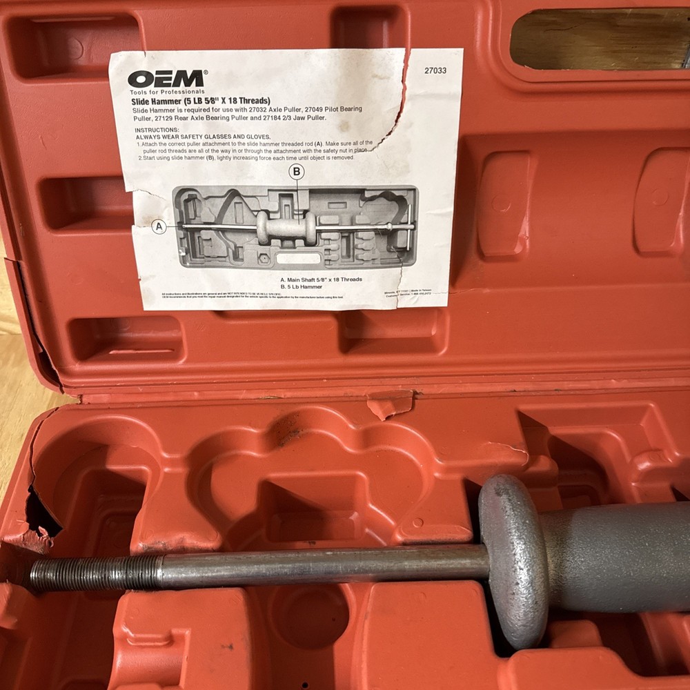 OEM 27033 Slide Hammer with Case