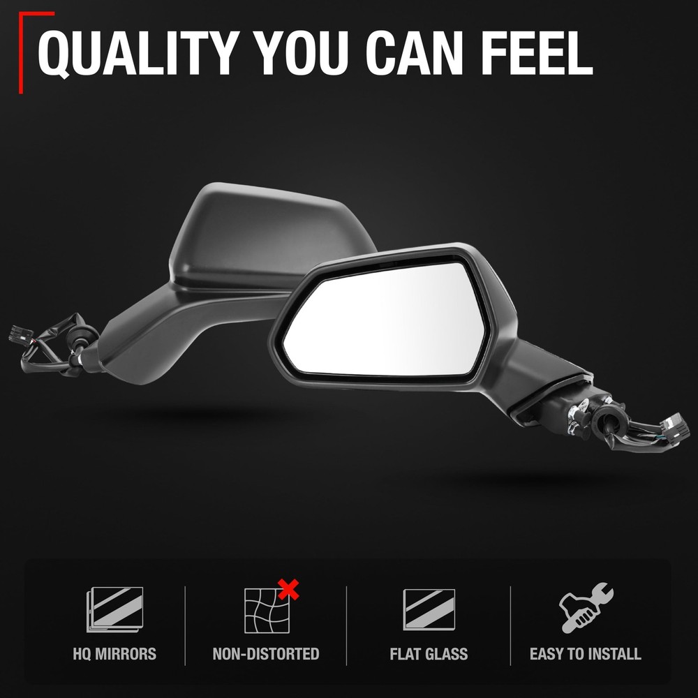 Chevrolet Camaro Driver Side Mirror Replacement - Powered Adjustment, Non-Fol...