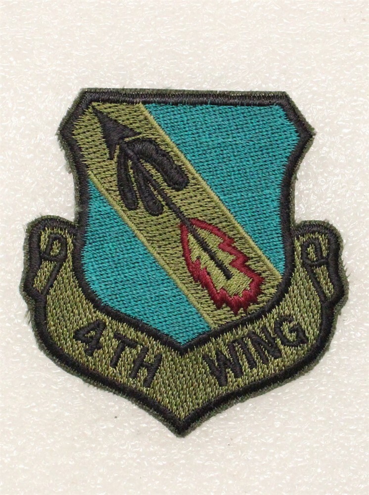 USAF Air Force Patch: 4th Wing - subdued