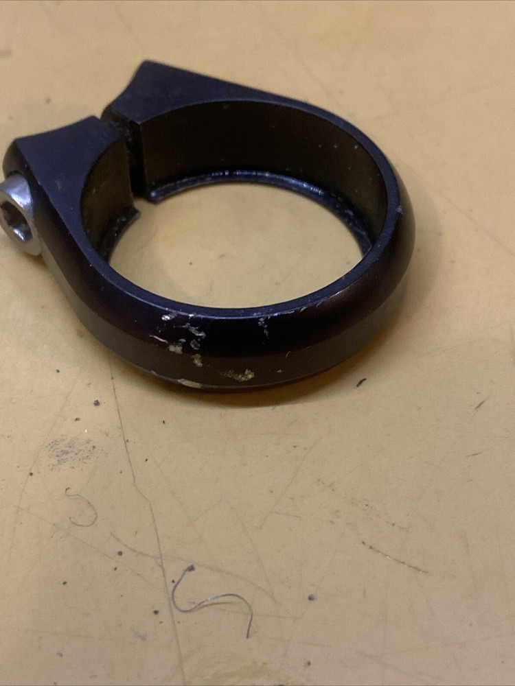 Black DKG Anodized Bolt-on Seatpost Clamp 35mm