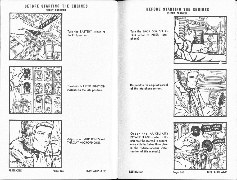 REPRINT WWII B-29 BOEING FLIGHT & OPERATION MANUAL 1943