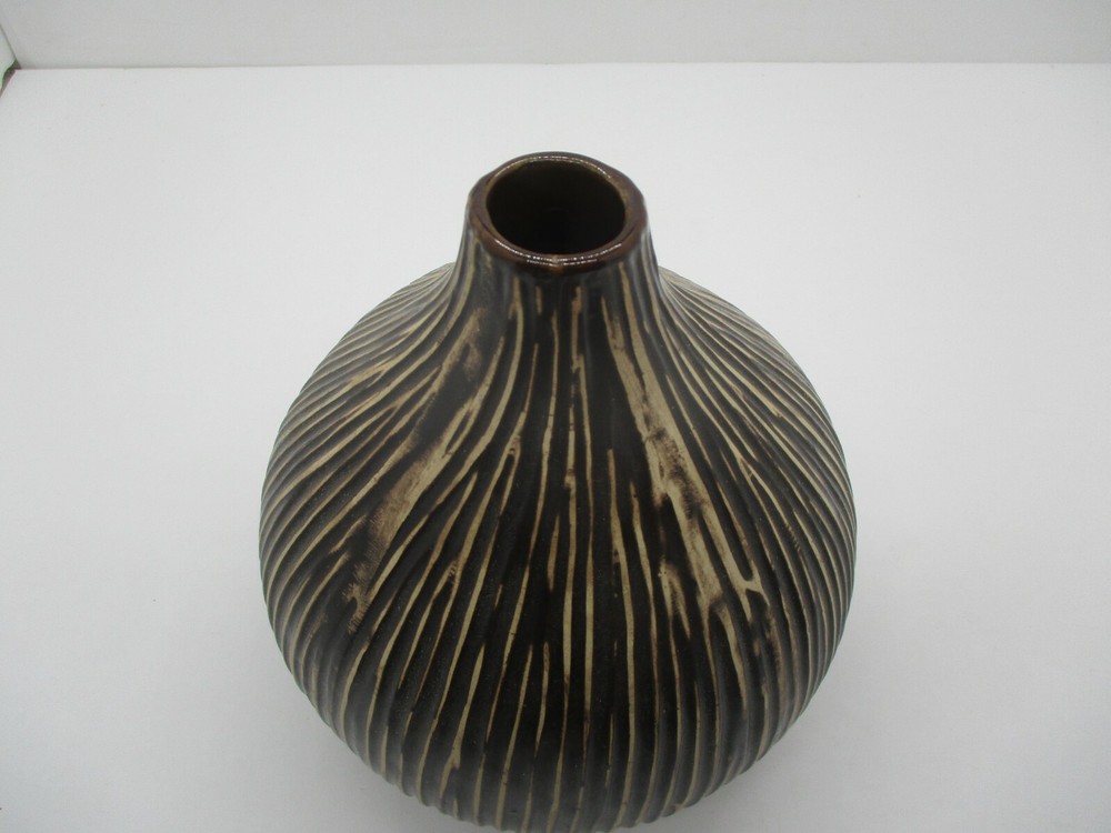 Modern Black and Brown Vase
