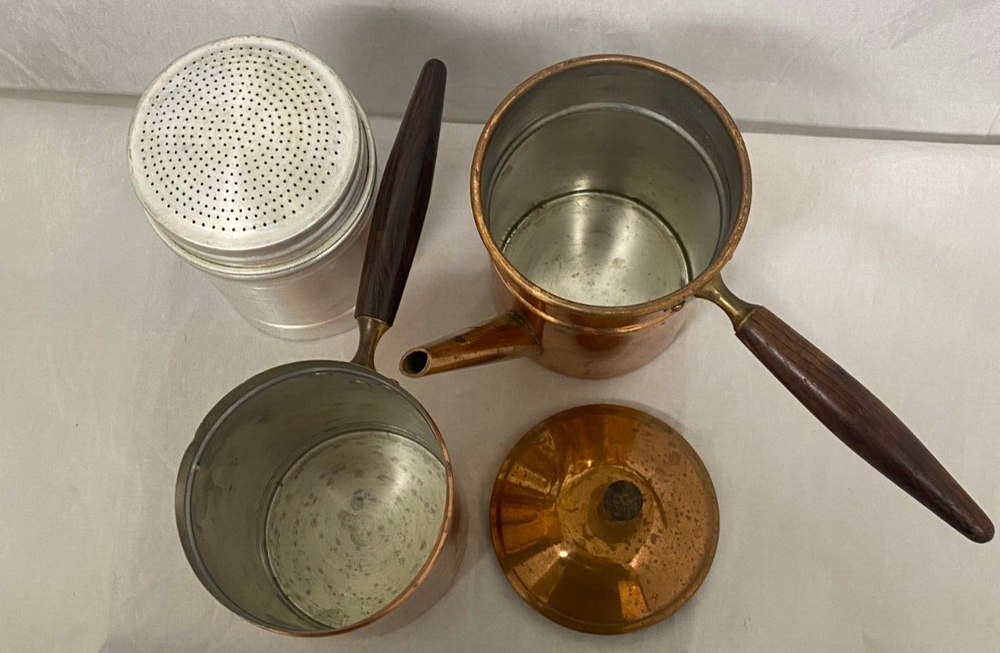 Vintage Copper Brass coffee maker. Used