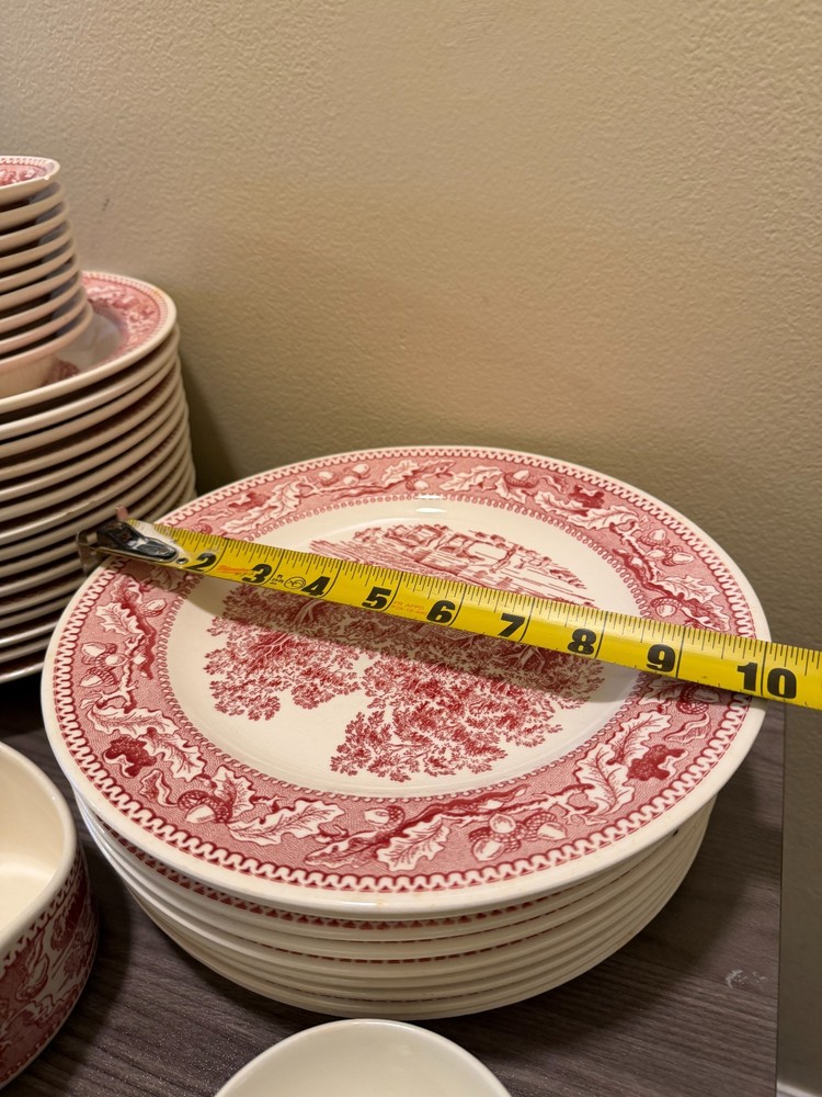 44 PIECE Pink Memory Lane China Set