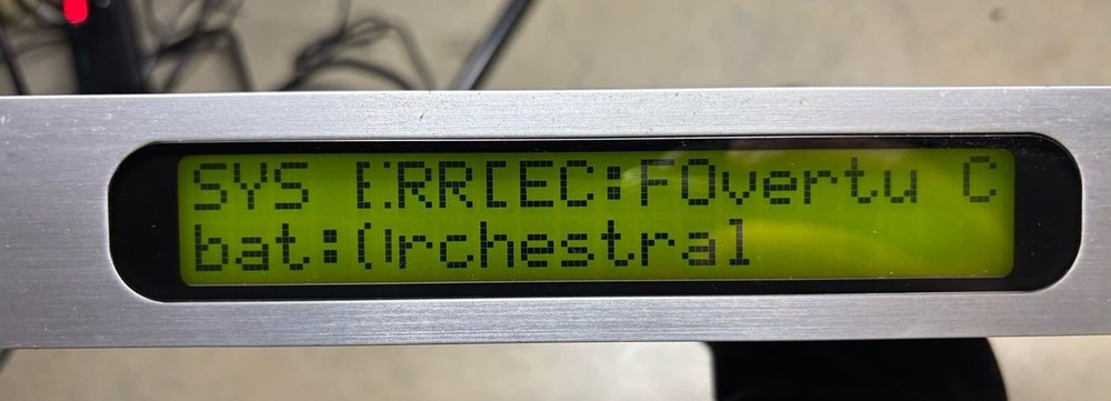 Korg TR-Rack Digital Expanded Access Module Model TRR FOR PARTS AS IS