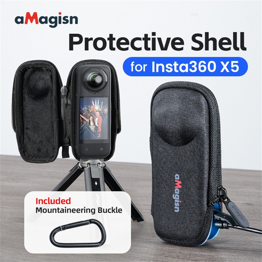 For Insta360 X5 Camera Mini Storage Case Protective Case Outdoor Carrying Case