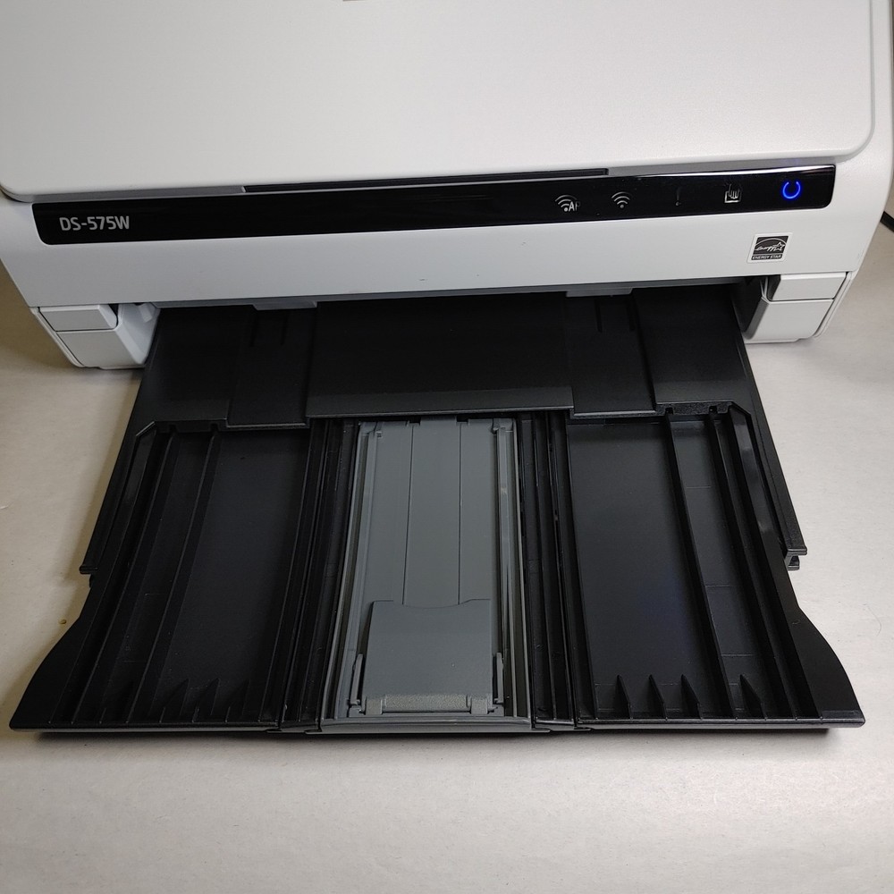 Epson DS-575W Duplex Document Scanner with Power Adapter (Missing Part)