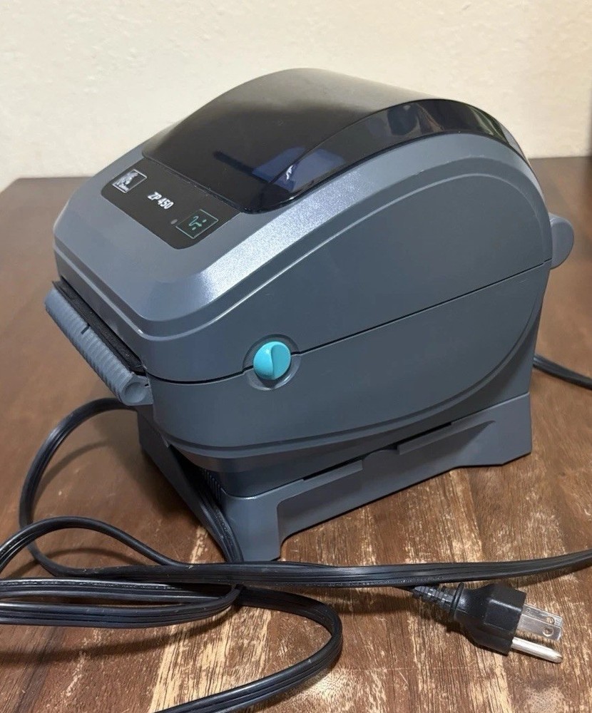 Zebra ZP450 Thermal Label Printer with Power Adapter