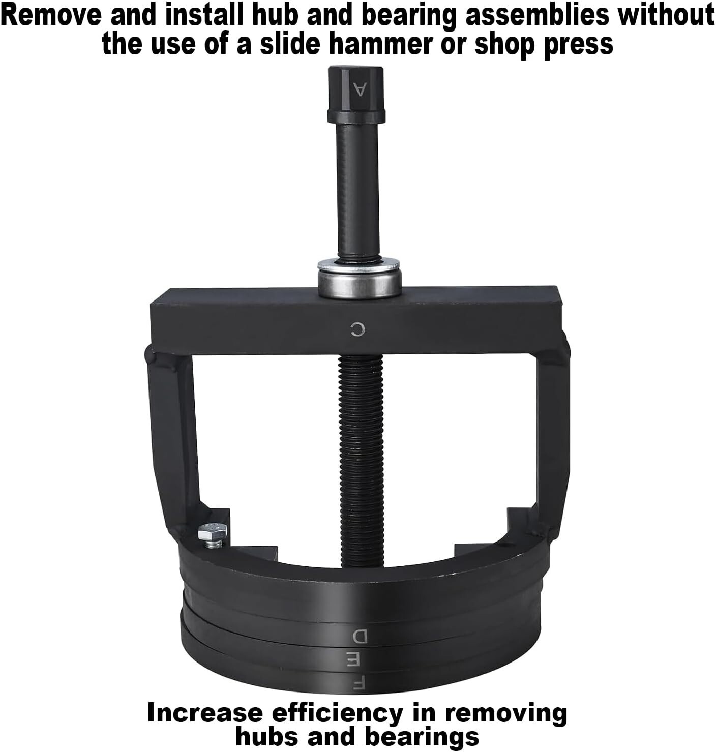 Master Wheel Hub Bearing Remover Installer Tool Kit C to U Size Front Back Wheel