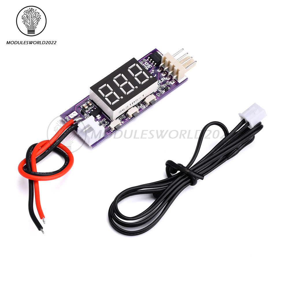 DC 12V 3A 4-Wire PWM PC CPU Fan Temperature Control Thermostat Speed Controller