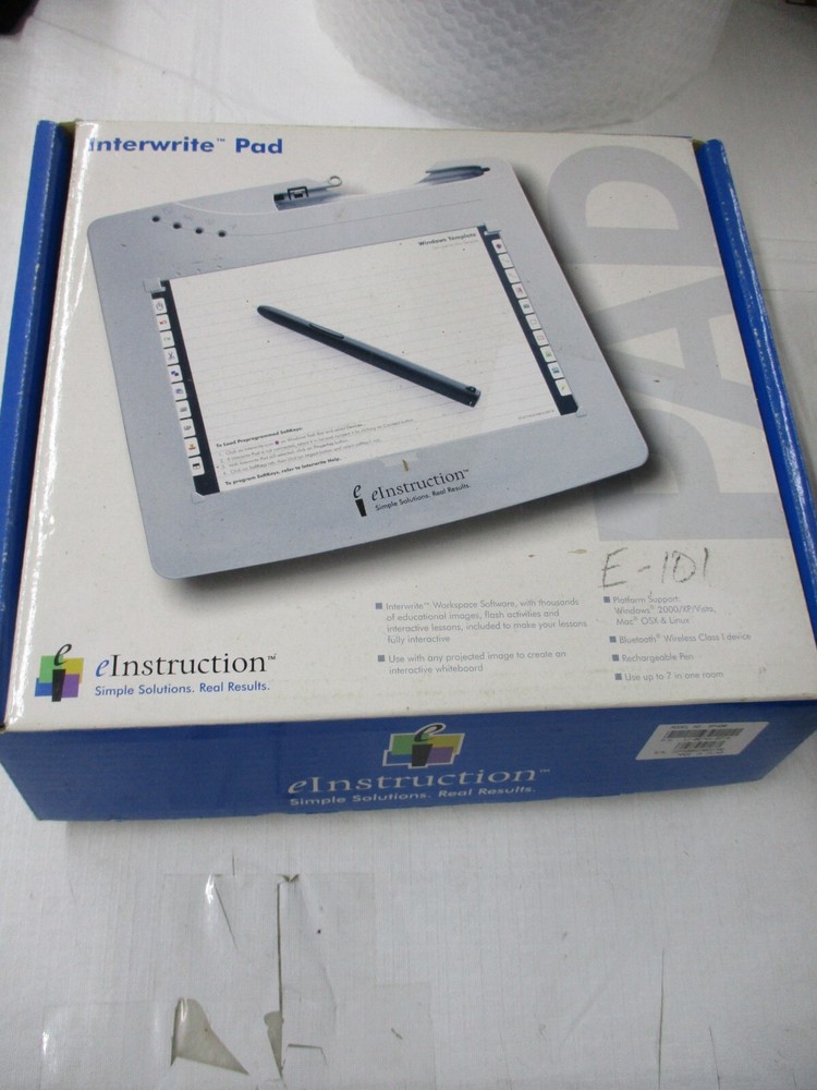 Interwrite Learning Pad eInstruction Bluetooth Interactive Classroom Device