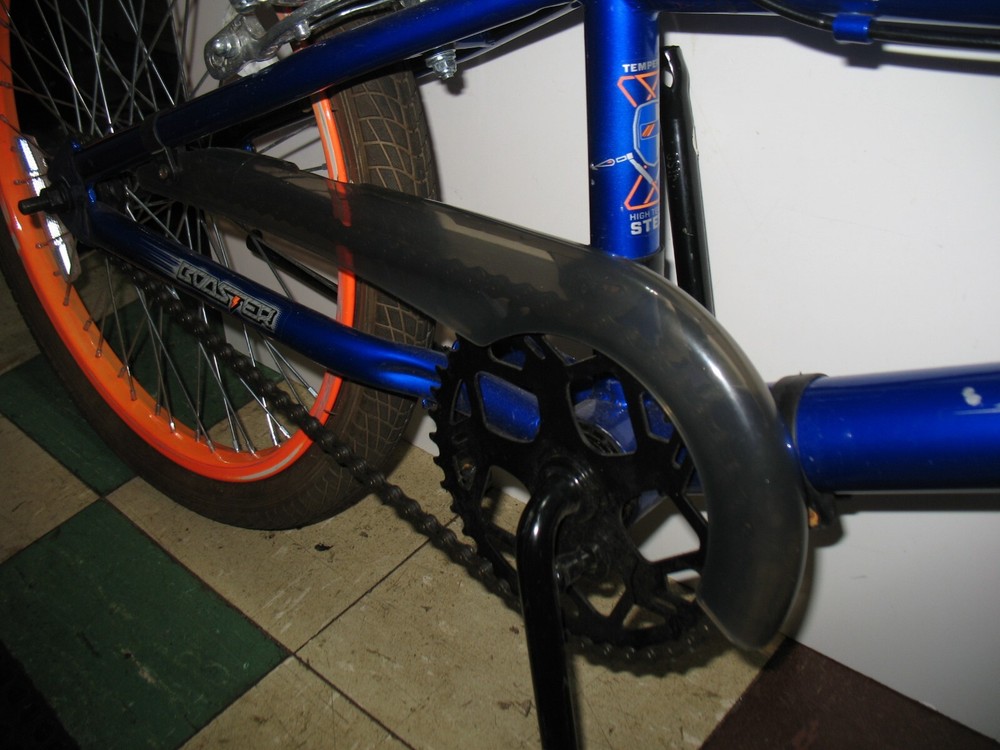 Smoked Plastic Bicycle Chain Guard Without Hardware #24