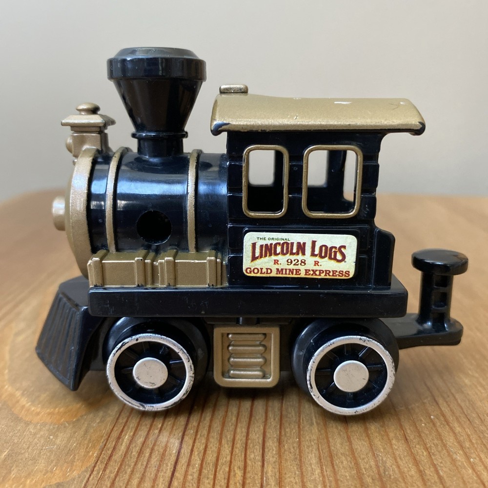 Lincoln Logs Gold Mine Express Train Engine Replacement Black Plastic Train