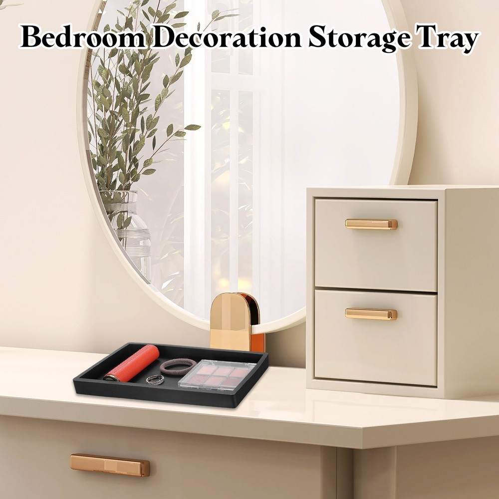 Silicone bath tray 30x12cm, rectangular toilet tray white