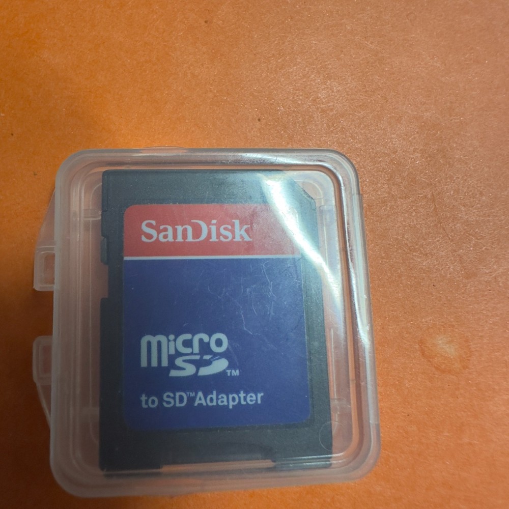 SanDisk MicroSD Micro SD to SD HC SDHC Adaptor Memory Card Adapter Reader NEW