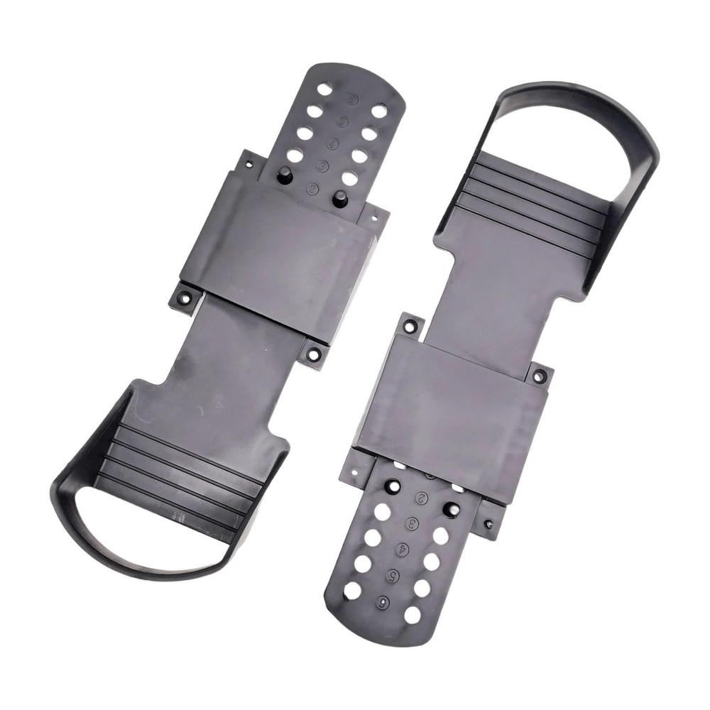 2x Rowing Machine Pedals Elliptical Machine Pedals Multifunction Lightweight Non