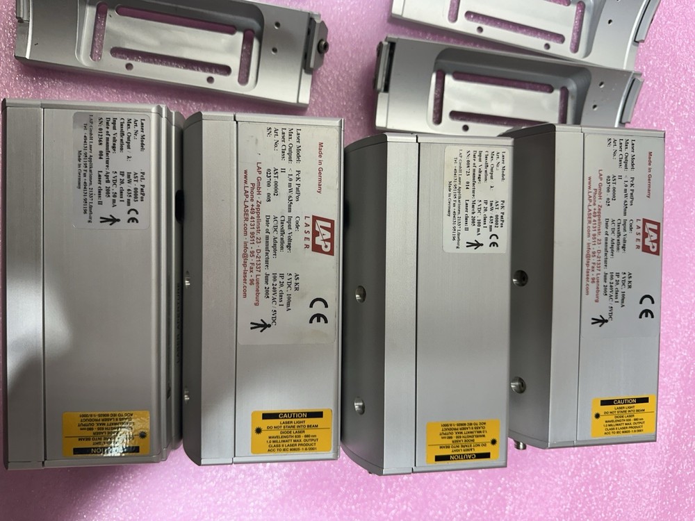 Lap laser Pick PatPos, Class 2 Laser 1mW, 4 Lasers
