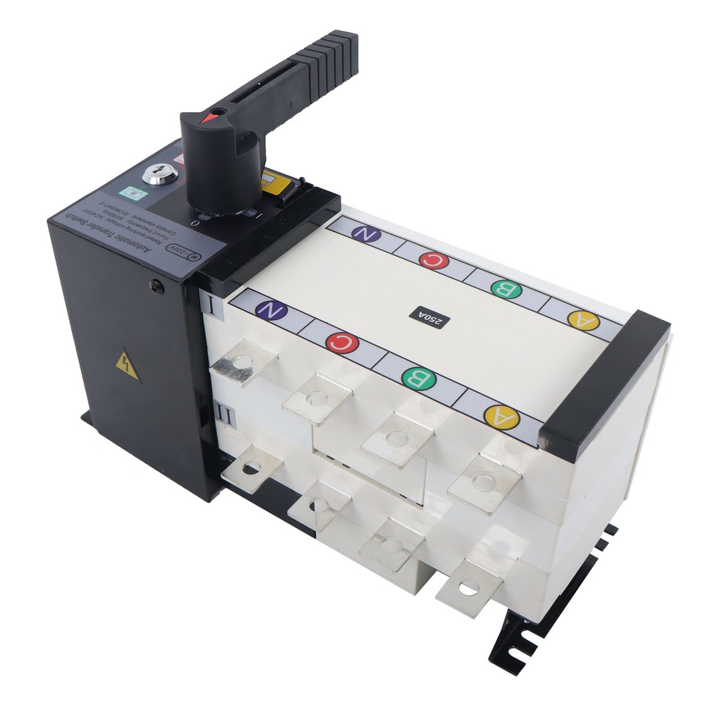 250A 4-Pole Automatic Transfer Switch for AC 110V/220V - Grid to Generator