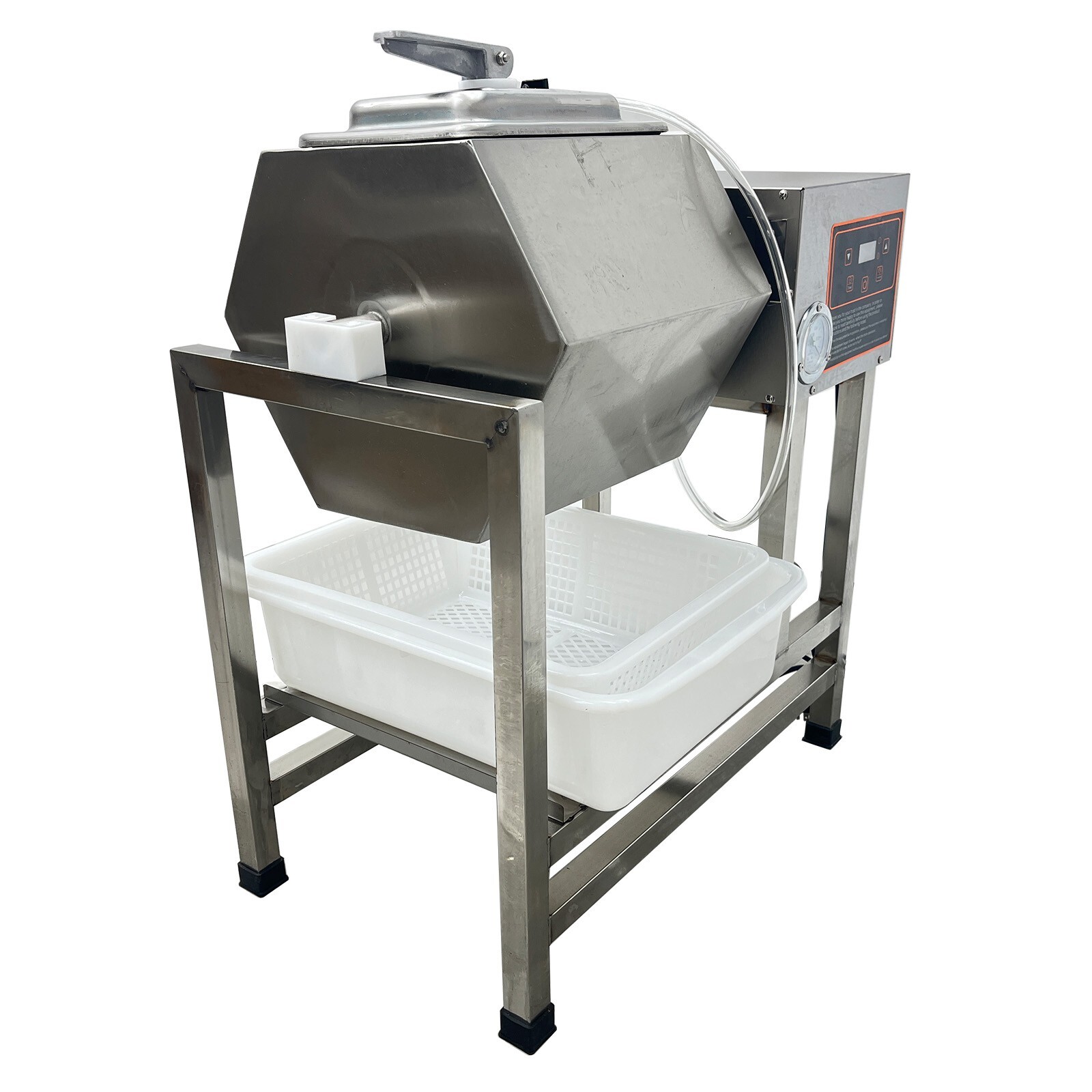 32L Vacuum Pump Meat Seafood Tumbler Marinator Mixer Curing Roll KneadingMachine