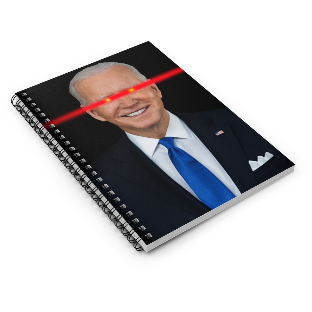 Dark Brandon Spiral Notebook Fun Biden Journal