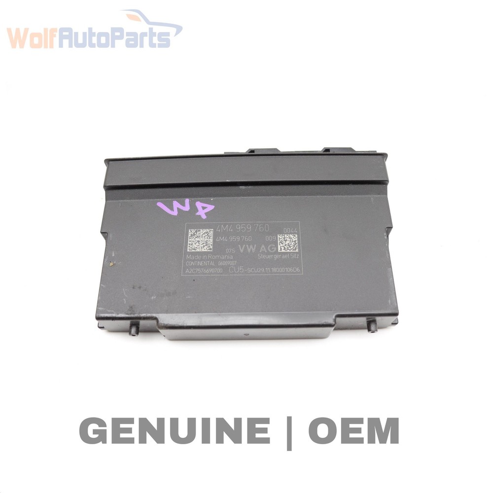 2020-2021 AUDI S6 - Front LEFT SEAT Control Module 4M4959760