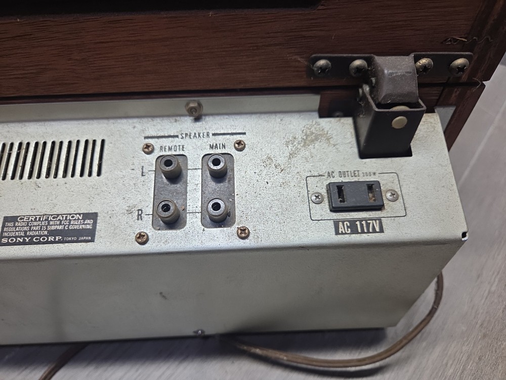 VTG Sony HP-580A Solid State Stereo Music System Please Read