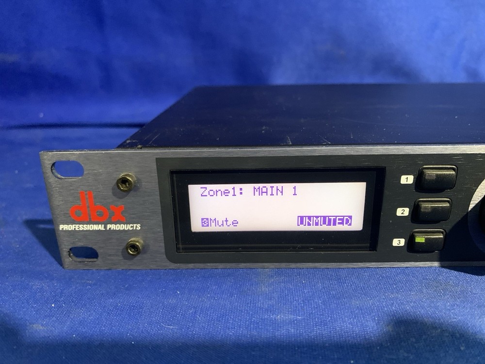 DBX 640 ZonePRO Digital Zone Audio Processor DBX640 -Power On & Partially Tested