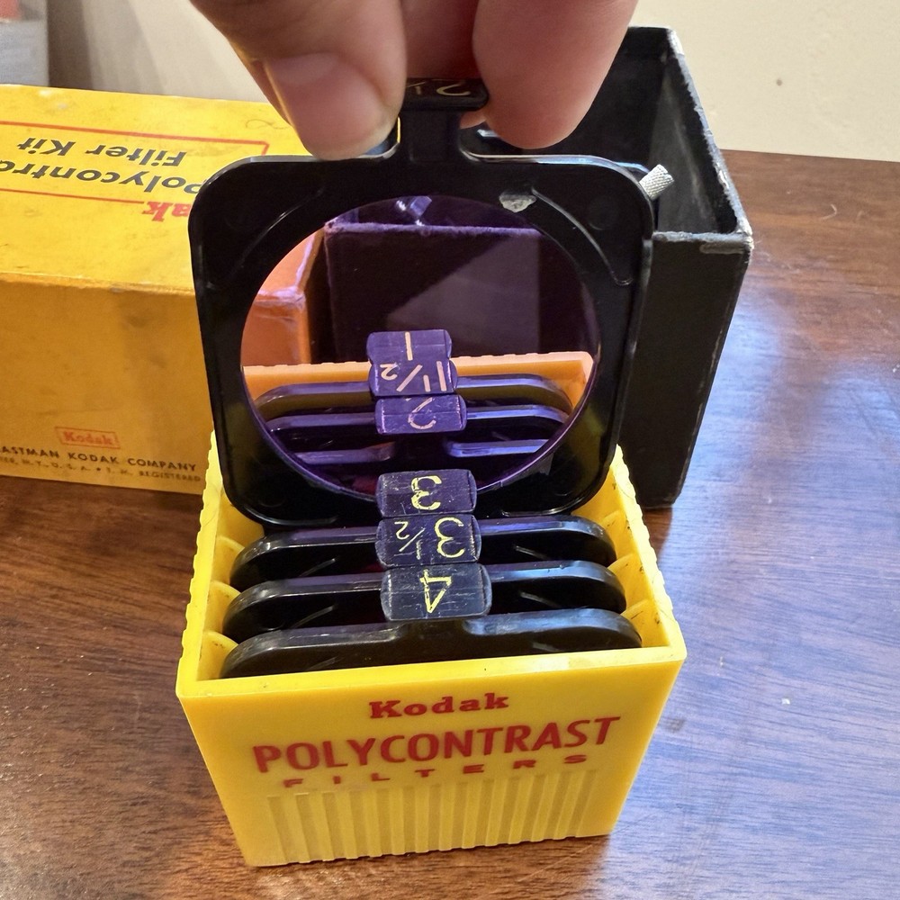Kodak Polycontrast Filter Kit Model A for Black & White Film Processing