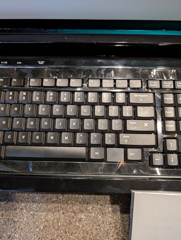 Logitech Cordless MediaBoard Pro for Playstation 3 PS3~Open Box Bluetooth