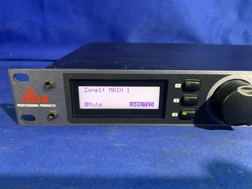 DBX 640 ZonePRO Digital Zone Audio Processor DBX640 -Power On & Partially Tested