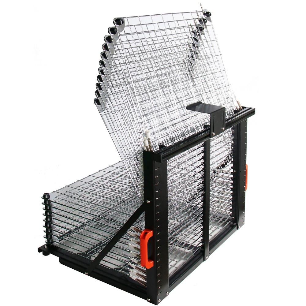 Flat Push-Pull Type 20Layer Desktop Drying Rack for Drying&Stacking Easy Operate