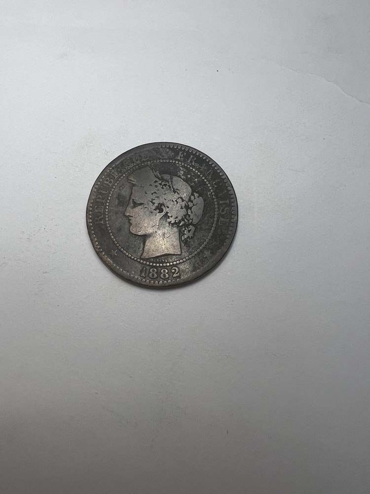 FRANCE 10 CENTIMES 1882