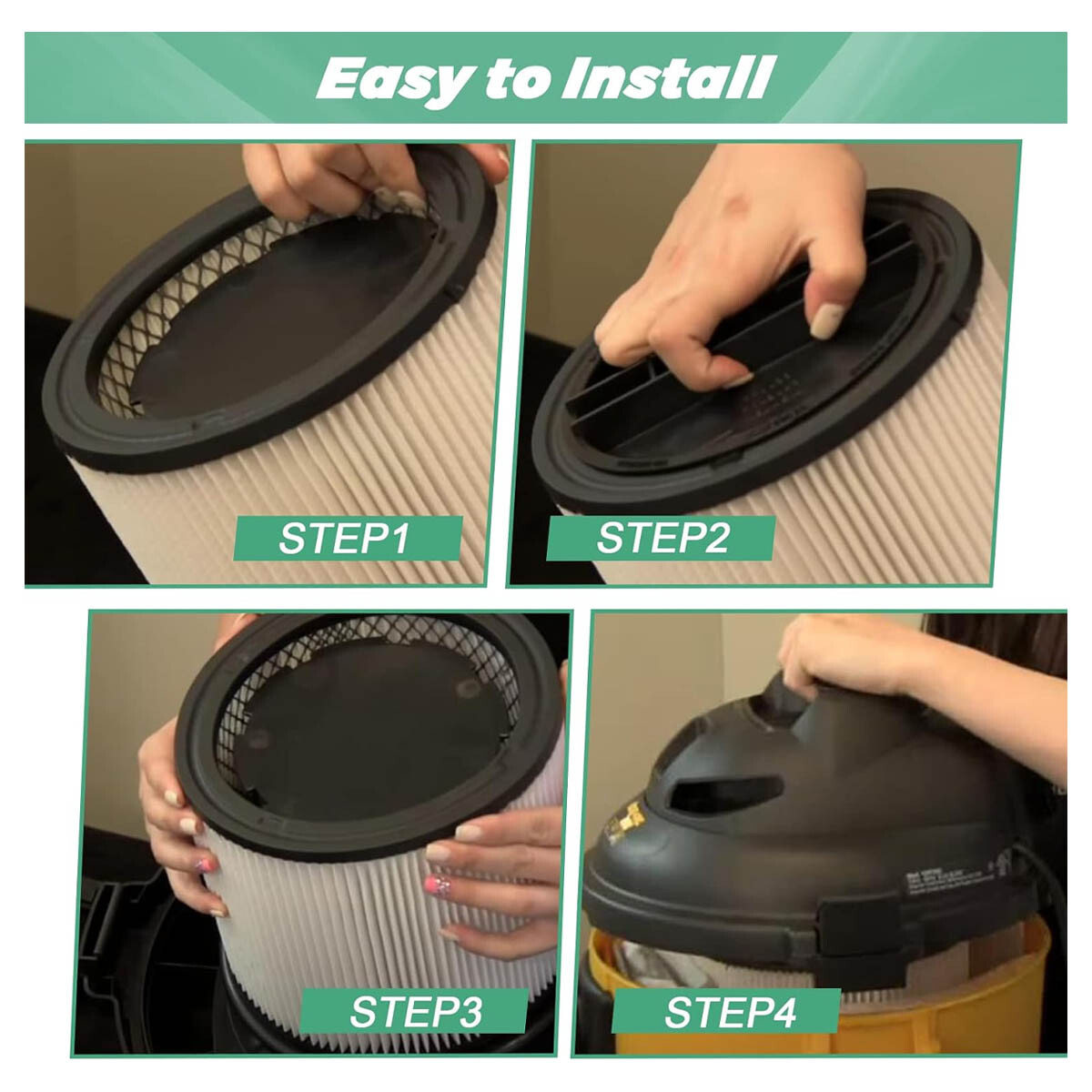 Replacement Filter for Shop Vac 90304 90333 90350 Most Wet Dry Vacuum Cleaners