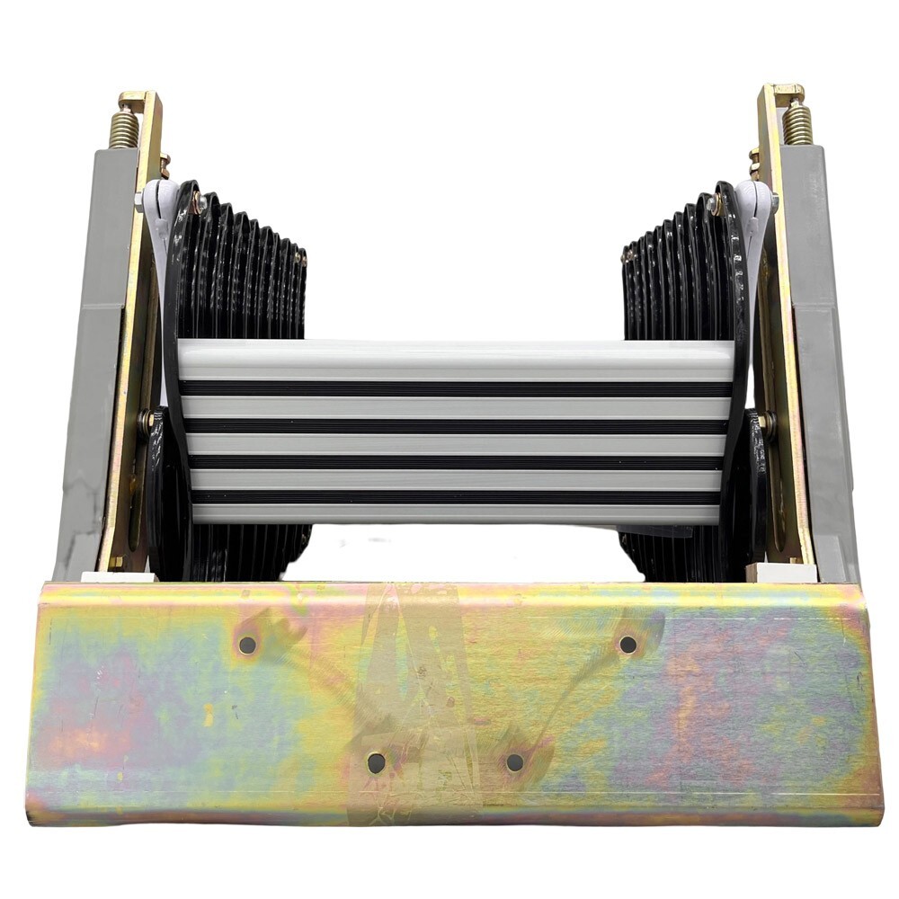 Narrow Wall Mounted Loft Wall Stairs Black+White Pull Down Ladder System 10 Ste