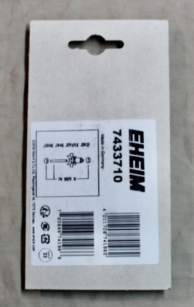 EHEIM 7433710 Axle Set - SEALED PACKAGE