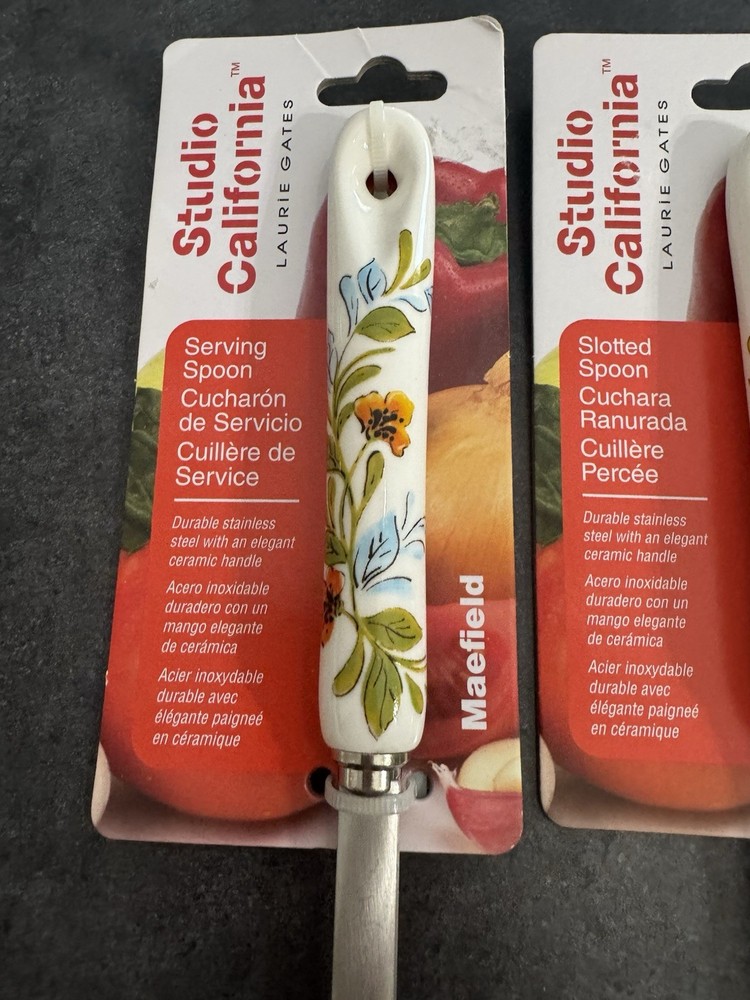 STUDIO CALIFORNIA LAURIE GATES LARGE SPOON SET
