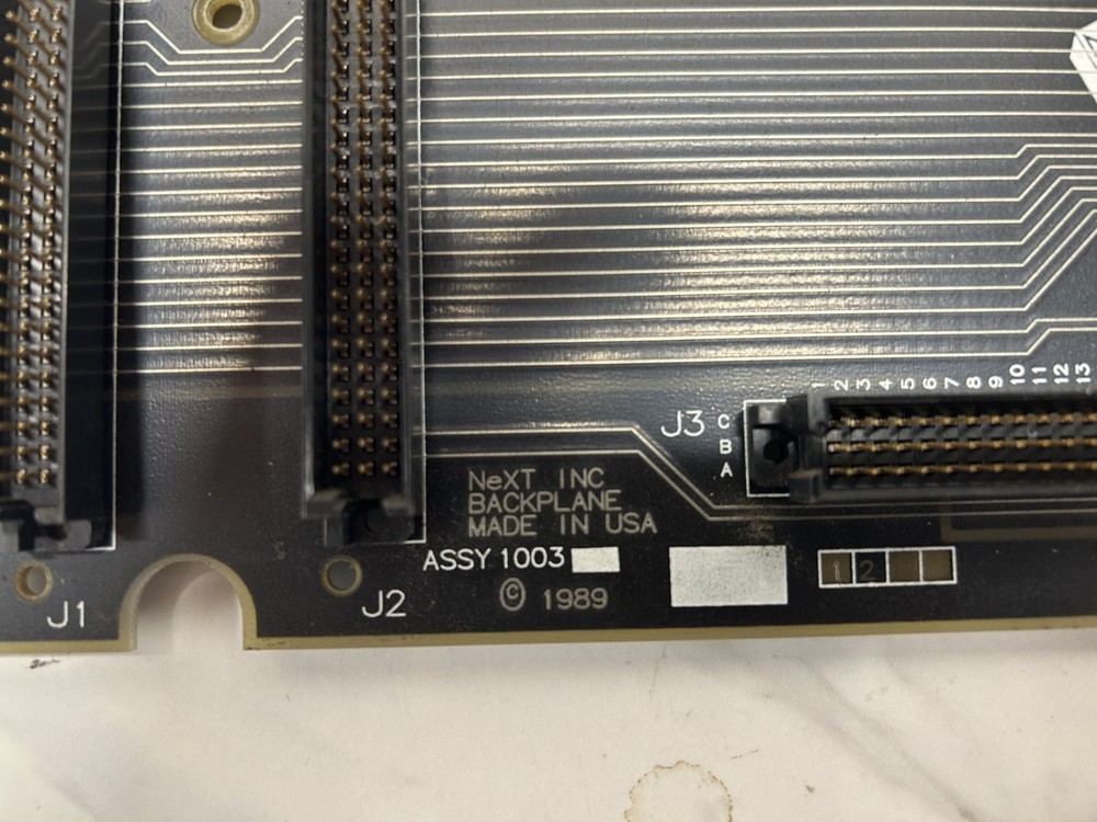 Next Cube Backplane Assembly 1003 Year 1989