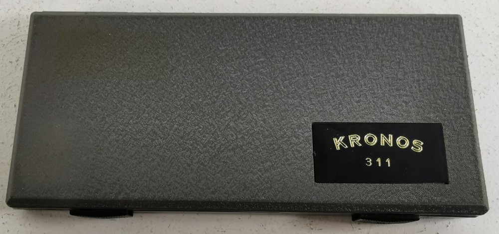 Vintage Kronos 311 Compass Set Technical Drawing Drafting Tools Kit